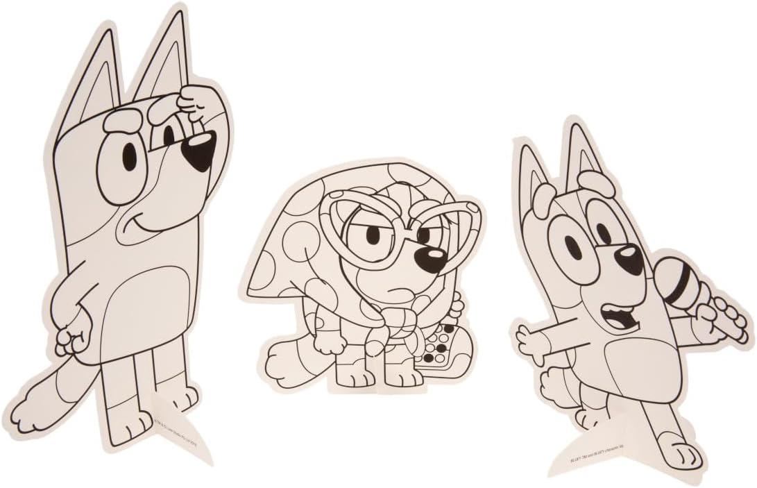 imageCrayola Color Wonder Bluey Activity Kit Mess Free Coloring for Toddlers Holiday ampamp Christmas Gifts for Kids Art Set for Kids Plane Essential Bluey Toys 3Art Case