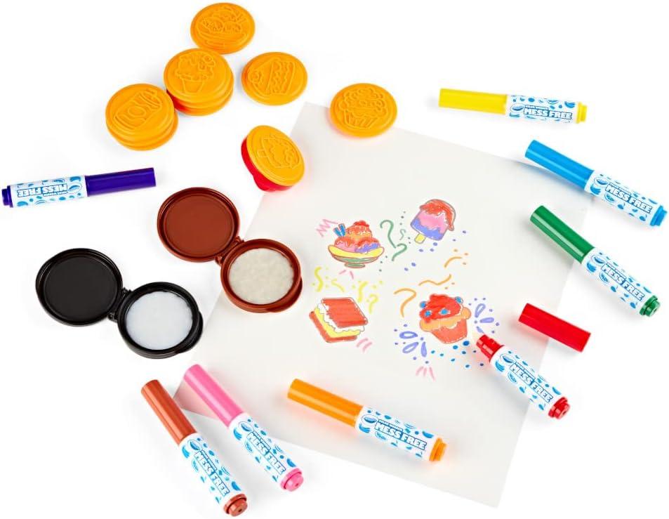 imageCrayola Color Wonder Mess Free Coloring Set 50 Blank Coloring Pages Scented Color Wonder Stamps and Markers Refill Set