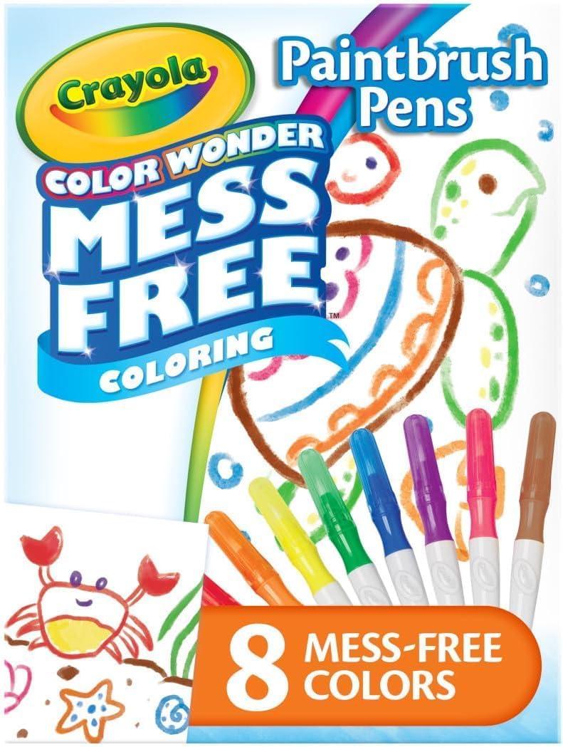 imageCrayola Color Wonder Spidey and His Amazing Friends Kit Mess Free Coloring Spiderman Coloring Pages ampamp Stickers Spiderman Toy Kids GiftPaint Brush Pens