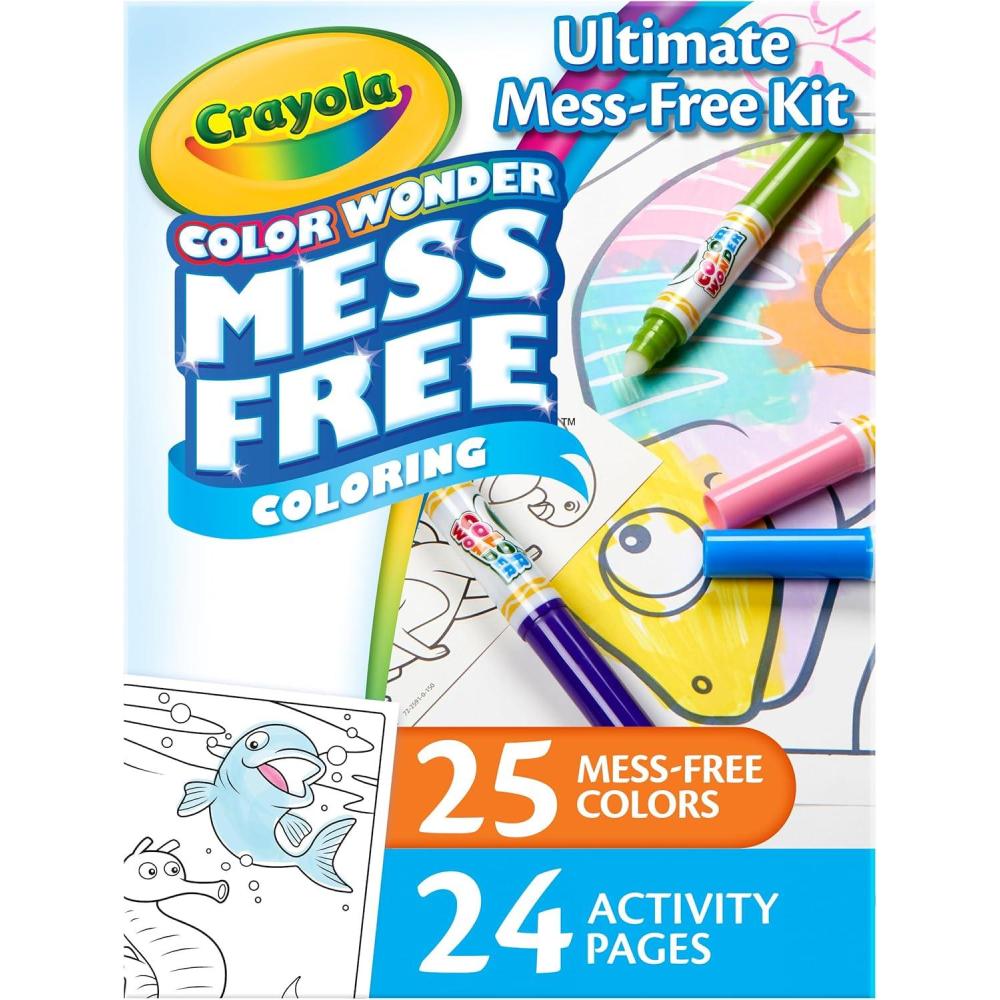 imageCrayola Color Wonder Spidey and His Amazing Friends Kit Mess Free Coloring Spiderman Coloring Pages ampamp Stickers Spiderman Toy Kids GiftArt Set