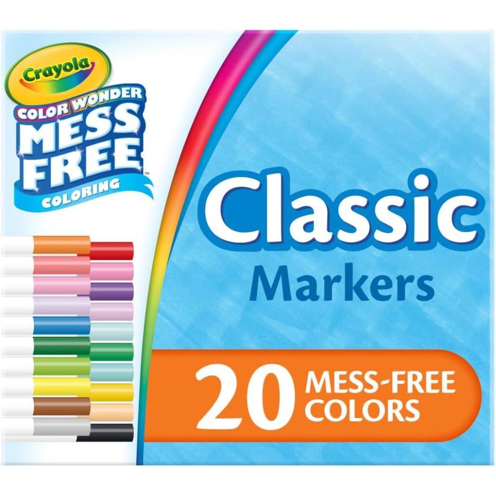 imageCrayola Color Wonder Spidey and His Amazing Friends Kit Mess Free Coloring Spiderman Coloring Pages ampamp Stickers Spiderman Toy Kids GiftClassic Markers