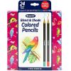 Crayola Blend & Shade Colored Pencils Set (24ct) Colored Pencils for Adult Coloring, Art Supplies for Sketching & Drawing, Gifts for Teens(Blend & Shade)