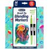 Crayola Blend & Shade Colored Pencils Set (24ct) Colored Pencils for Adult Coloring, Art Supplies for Sketching & Drawing, Gifts for Teens(Blending)