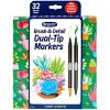 Crayola Blend & Shade Colored Pencils Set (24ct) Colored Pencils for Adult Coloring, Art Supplies for Sketching & Drawing, Gifts for Teens(Dual-Ended Brush & Detail)