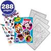Crayola Coloring Book, Big Book of Disney Animation, 288 Coloring Pages, Gift for Kids, Age 3, 4, 5, 6(Disney Jr.)