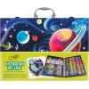 Crayola Limited Edition Coloring Set (115pcs), Kids Drawing Supplies Kit with Crayons, Markers & Colored Pencils, Birthday, Holiday for Kids, 5+(Rainbow)