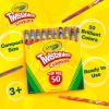 Crayola Mini Twistables Crayons for Kids (50ct) Stocking Stuffers & Holiday Gifts, No Peel Toddler Crayons for Coloring Books, Arts & Crafts Supplies, 3+