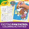 Crayola PAW Patrol Sticker Activity Pad, 12 PAW Patrol Coloring Pages, 100+ Stickers, Travel Activity, PAW Patrol Toys, Toddler Gifts(Color & Erase)
