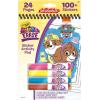 Crayola PAW Patrol Sticker Activity Pad, 12 PAW Patrol Coloring Pages, 100+ Stickers, Travel Activity, PAW Patrol Toys, Toddler Gifts(Color & Erase)