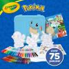Crayola Pokémon Imagination Art Set (115pcs), Kids Art Kit, Coloring Supplies, Pokemon Toys, Pokemon Gift for Boys & Girls, Ages 5+(Squirtle)