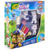Crayola Scribble Scrubbie PAW Patrol Figurine Playset, Customizable PAW Patrol Toys & Gifts for Toddlers, Reusable Coloring Activity, Ages 3+(Paw Patrol Playset)