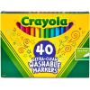 Crayola Ultra Clean Fine Line Washable Markers (40ct), Colored Markers for Kids, Fine Tip, Coloring Book Art Supplies, Gifts for Kids, Ages 3, 4, 5(Fine Line Markers)