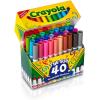 Crayola Ultra Clean Fine Line Washable Markers (40ct), Colored Markers for Kids, Fine Tip, Coloring Book Art Supplies, Gifts for Kids, Ages 3, 4, 5(Markers)