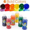 Crayola Washable Finger Paints (6ct), Toddler Paint Set, Nontoxic Finger Paint for Kids, Arts & Crafts Supplies for Toddlers, Teacher Classroom Must Have [Amazon Exclusive](Paints)