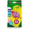 Crayola Color Sticks (12 Count), Woodless Colored Pencils Set for Kids, Classroom Art Supplies, Fine Lines & Broad Strokes, Non-Toxic