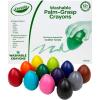 Crayola Large Egg Crayons (12ct), Jumbo Washable Crayons for Toddlers, Christmas Gifts for Grandkids, Stocking Stuffers, Preschool Art Supplies, Ages 1+
