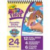 Crayola PAW Patrol Sticker Activity Pad, 12 PAW Patrol Coloring Pages, 100+ Stickers, Travel Activity, PAW Patrol Toys, Toddler Gifts(Color & Erase)