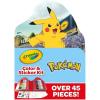 Crayola Pokémon Imagination Art Set (115pcs), Kids Art Kit, Coloring Supplies, Pokemon Toys, Pokemon Gift for Boys & Girls, Ages 5+(Pikachu)