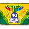 Crayola Ultra Clean Fine Line Washable Markers (40ct), Colored Markers for Kids, Fine Tip, Coloring Book Art Supplies, Gifts for Kids, Ages 3, 4, 5(Fine Line Markers)