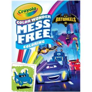 Crayola Batwheels Color Wonder Activity Set, Batman Mess Free Coloring Pages for Toddlers, Batman Gifts, Toys for Boys & Girls(Bat Wheels)