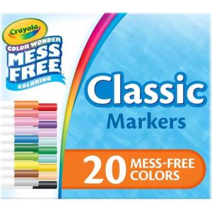 Crayola Color Wonder Spidey and His Amazing Friends Kit, Mess Free Coloring, Spiderman Coloring Pages & Stickers, Spiderman Toy, Kids Gift(Classic Markers)