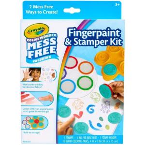 Crayola Color Wonder Spidey and His Amazing Friends Kit, Mess Free Coloring, Spiderman Coloring Pages & Stickers, Spiderman Toy, Kids Gift(Fingerpaint & Stamper Kit)