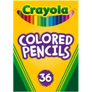 Crayola Colored Pencils Set for Kids (120ct), Coloring Book Pencils, Christmas Gifts for Grandkids, Bulk Colored Pencils for Boys & Girls, Ages 3, 4, 5(36 Count (Pack of 1))