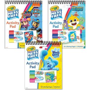 Crayola Nickelodeon Color Wonder Activity Pad Bundle (3 Pack), Toddler Stocking Stuffer, Mess Free Coloring Set for Kids, Holiday & Christmas Gifts for Kids, 3+