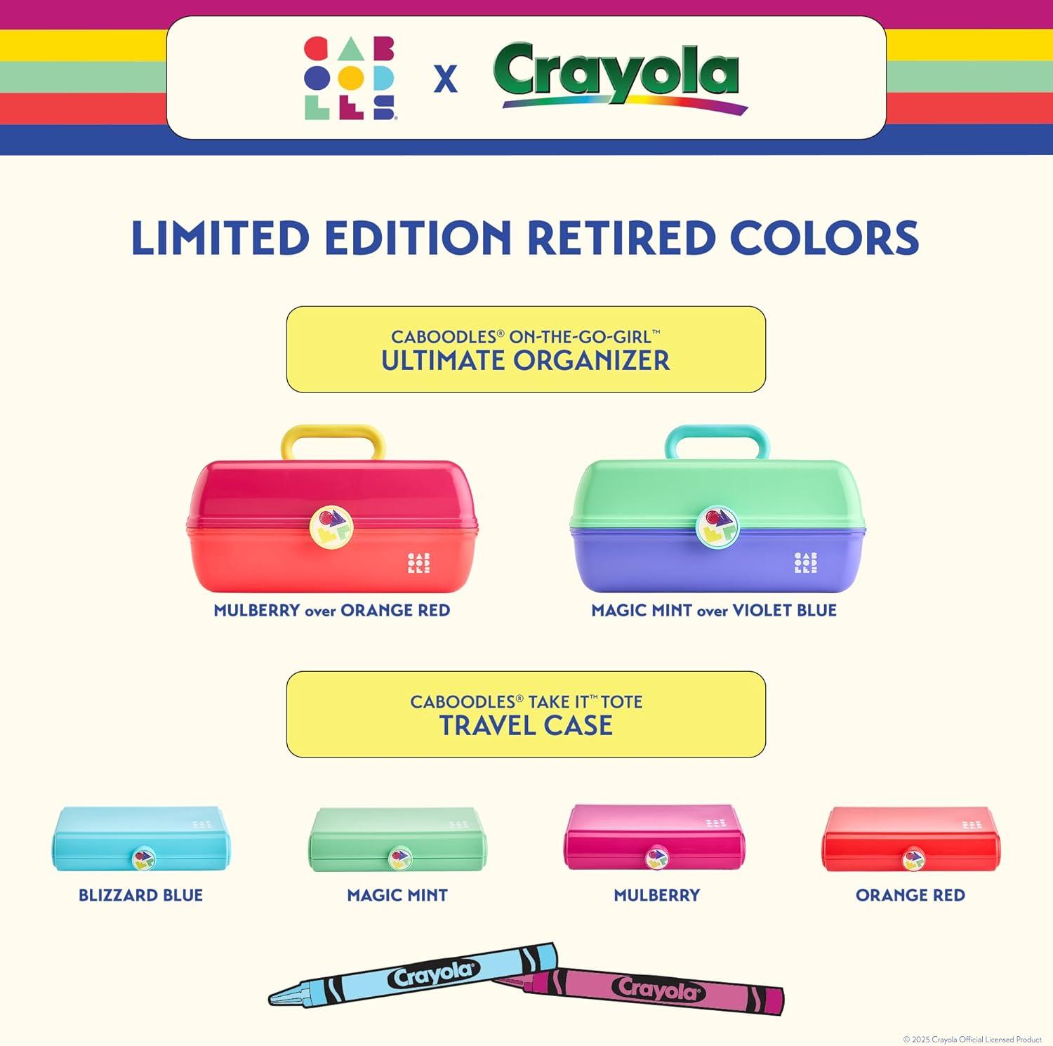 imageCaboodles OnTheGoGirl CaseCrayolas Mulberry Over Orange Red