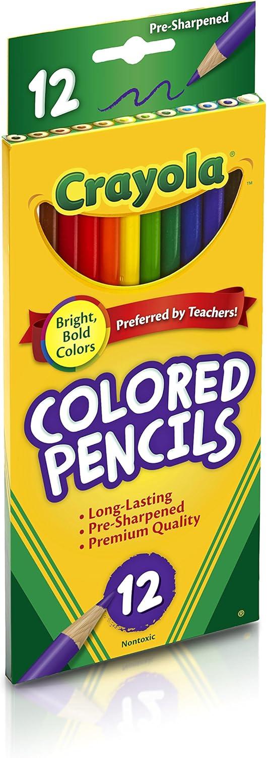 imageCrayola Back To School Supplies Grades 35 Ages 7 8 9 10 Contains 24 Crayons 10 Washable Broad Line Markers and 12 Colored Pencils Amazon Exclusive