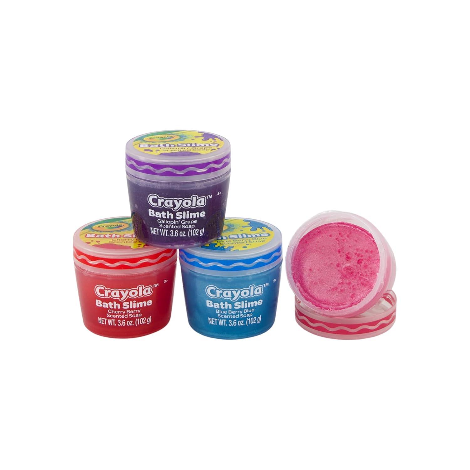 imageCrayola Bath Slime Scented Soap 4 Colors and Scents 6 Pack