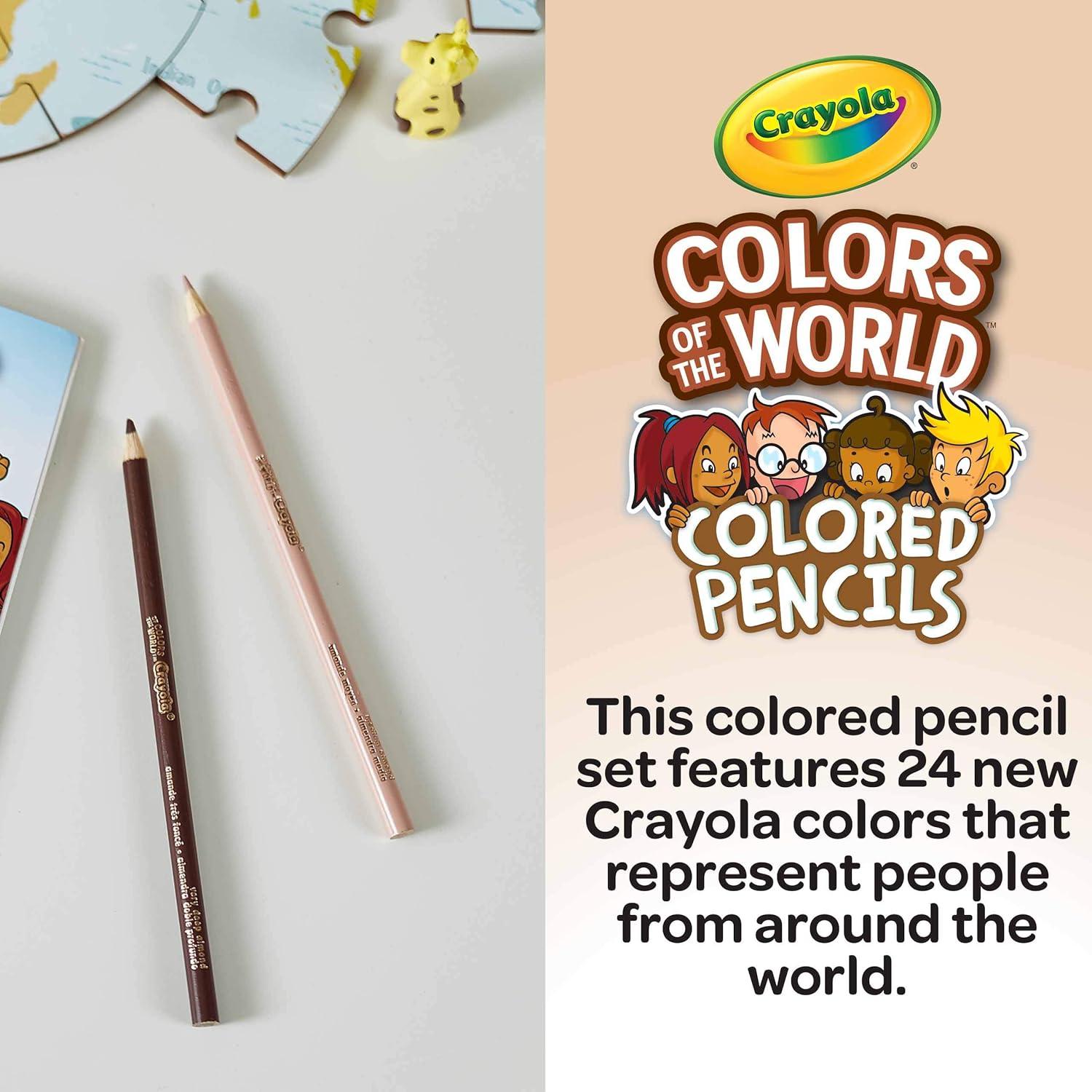 imageCrayola Bulk Crayon Set Colors of The World Multicultural Crayons School Supplies 6 Sets of 24 Colors1 Count Pack of 1