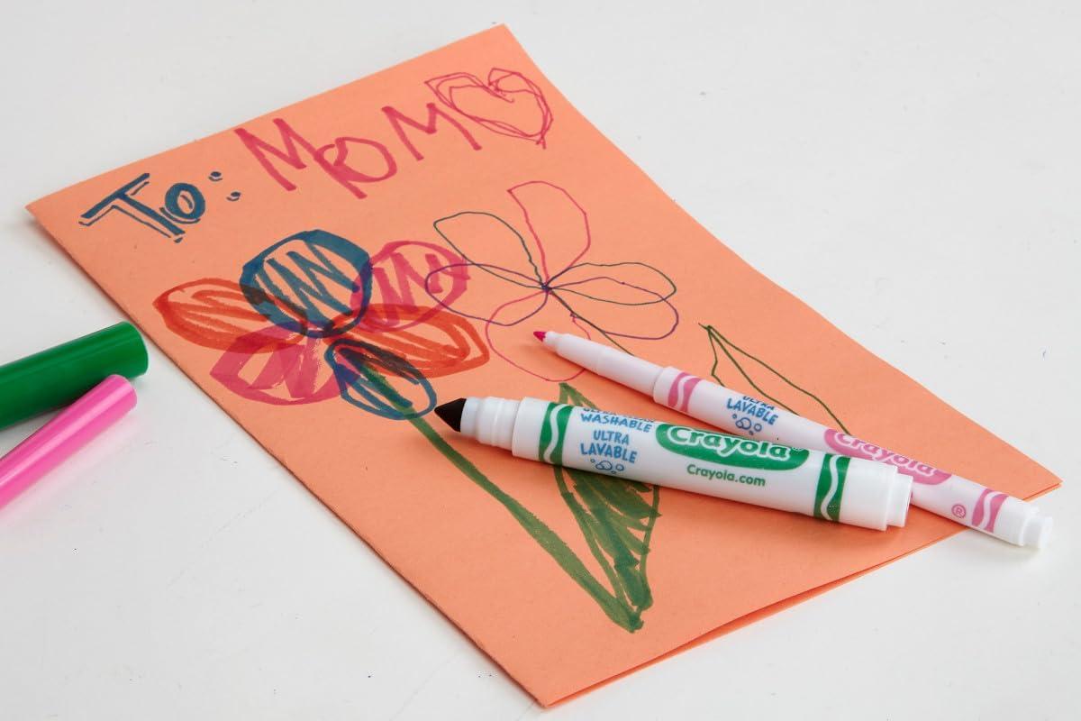 imageCrayola Construction Paper Bulk Pack 480 Sheets  10 Assorted Colors 9x12 Classroom Arts ampamp Crafts Supplies for Kids Art Paper for School ProjectsConstruction Paper