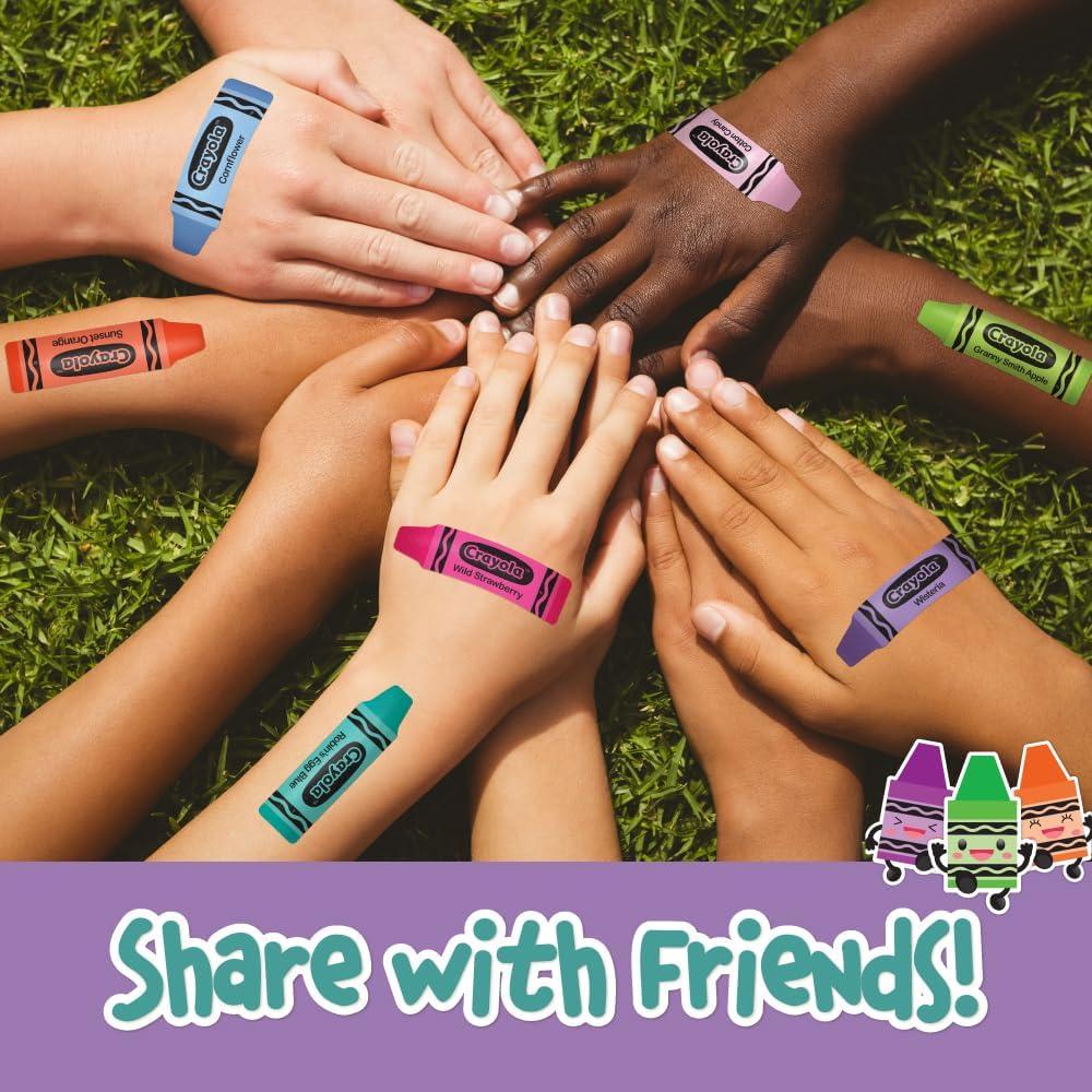 imageCrayola First Aid Kit 30 Pieces First Aid Kit for Kids ampamp Adults TravelFriendly Compact for Home Car Camping and Traveling