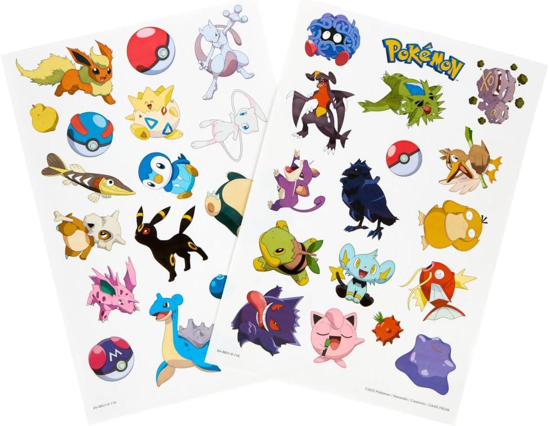 imageCrayola Giant Pokemon Coloring Book 288 Pages 2 Sticker Sheets Coloring Book for Kids ampamp Adults Travel Activity Pokemon Gift for Kids 3