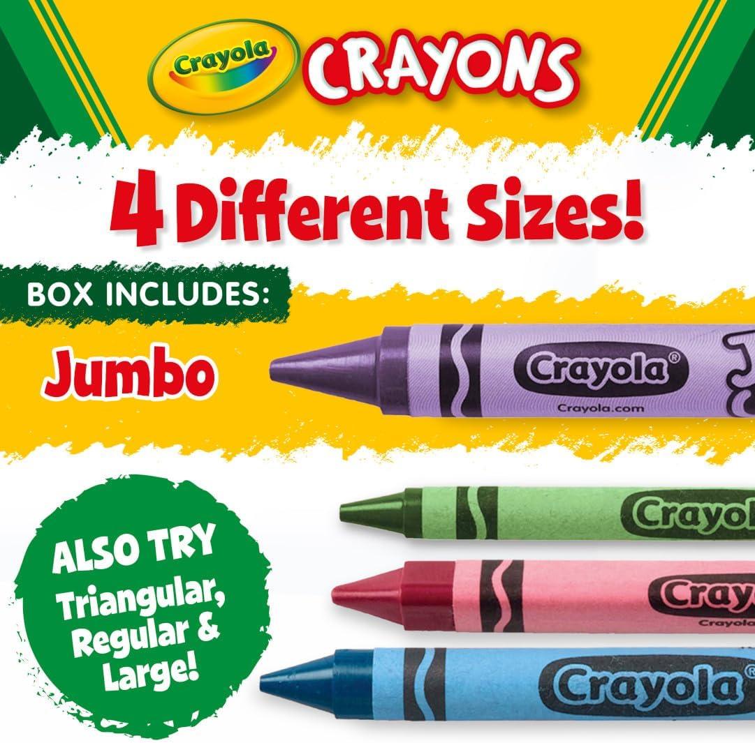 imageCrayola Jumbo Crayons Classpack 200ct Large Toddler Crayons Bulk School Supplies Essential Preschool ampamp Kindergarten Art Supplies for Teachers