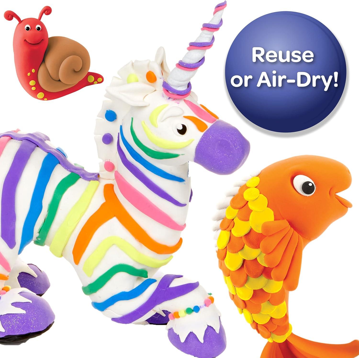 imageCrayola Model Magic 75ct Kids Modeling Clay Alternative 1oz Packs Sculpting ampamp Modeling Material Art Supplies for Teachers Air Dry Clay Ages 3Multicolor