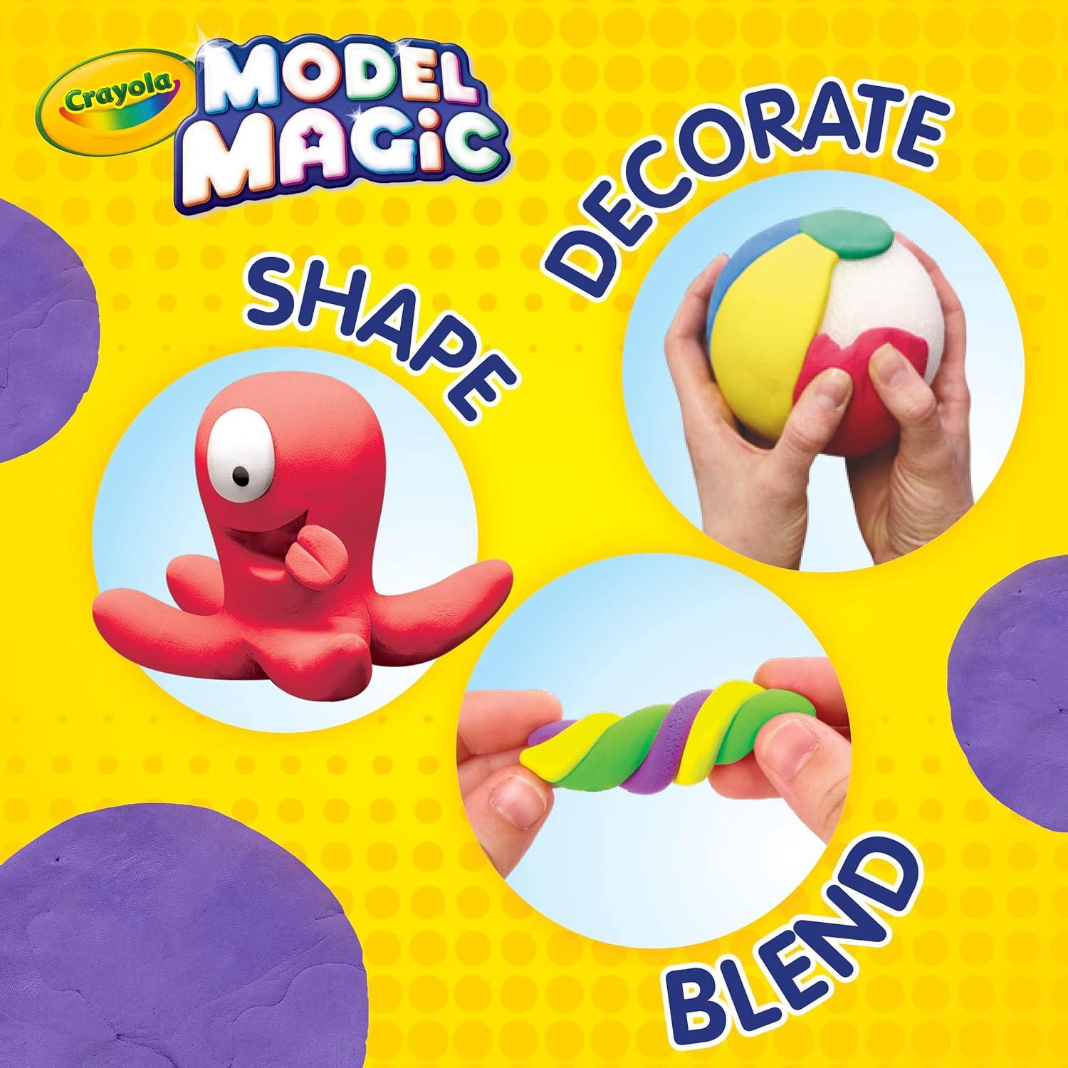 imageCrayola Model Magic in Raspberry Pink Modeling Clay Alternative 4ozPurple