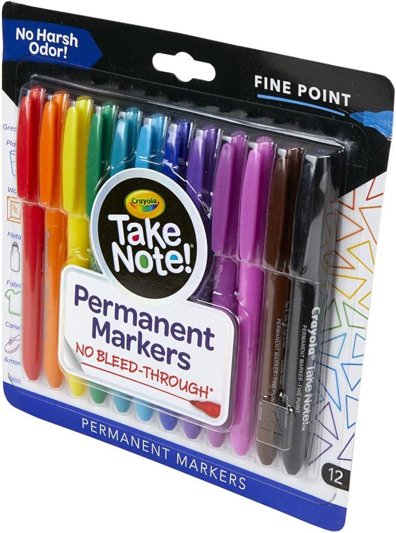 imageCrayola Take Note Dry Erase Markers for School 12ct Teacher Supplies Chisel Tip Whiteboard Markers Essential Classroom Must Haves Low OdorHighlighters