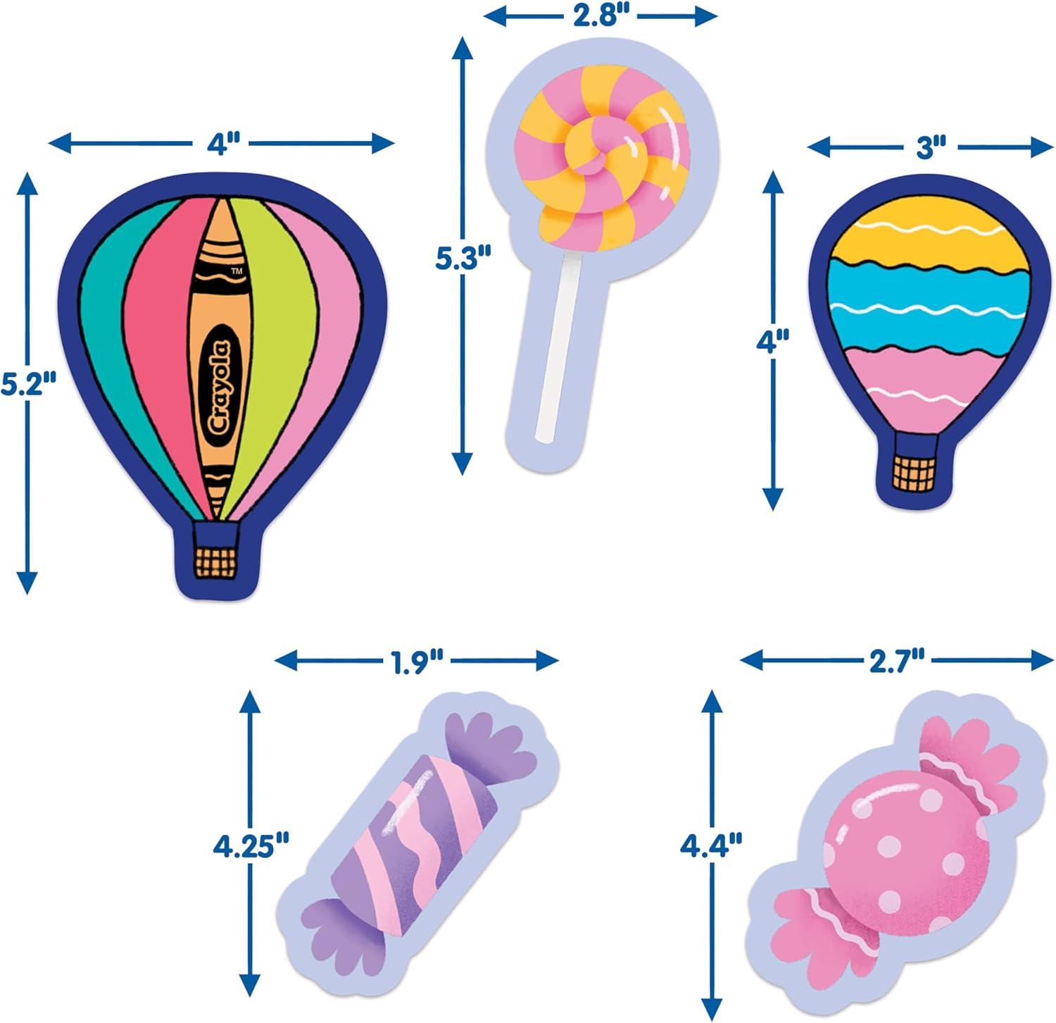 imageEureka Crayola Colors of Kindness Classroom Bulletin Board Set for Teachers 21 Pieces