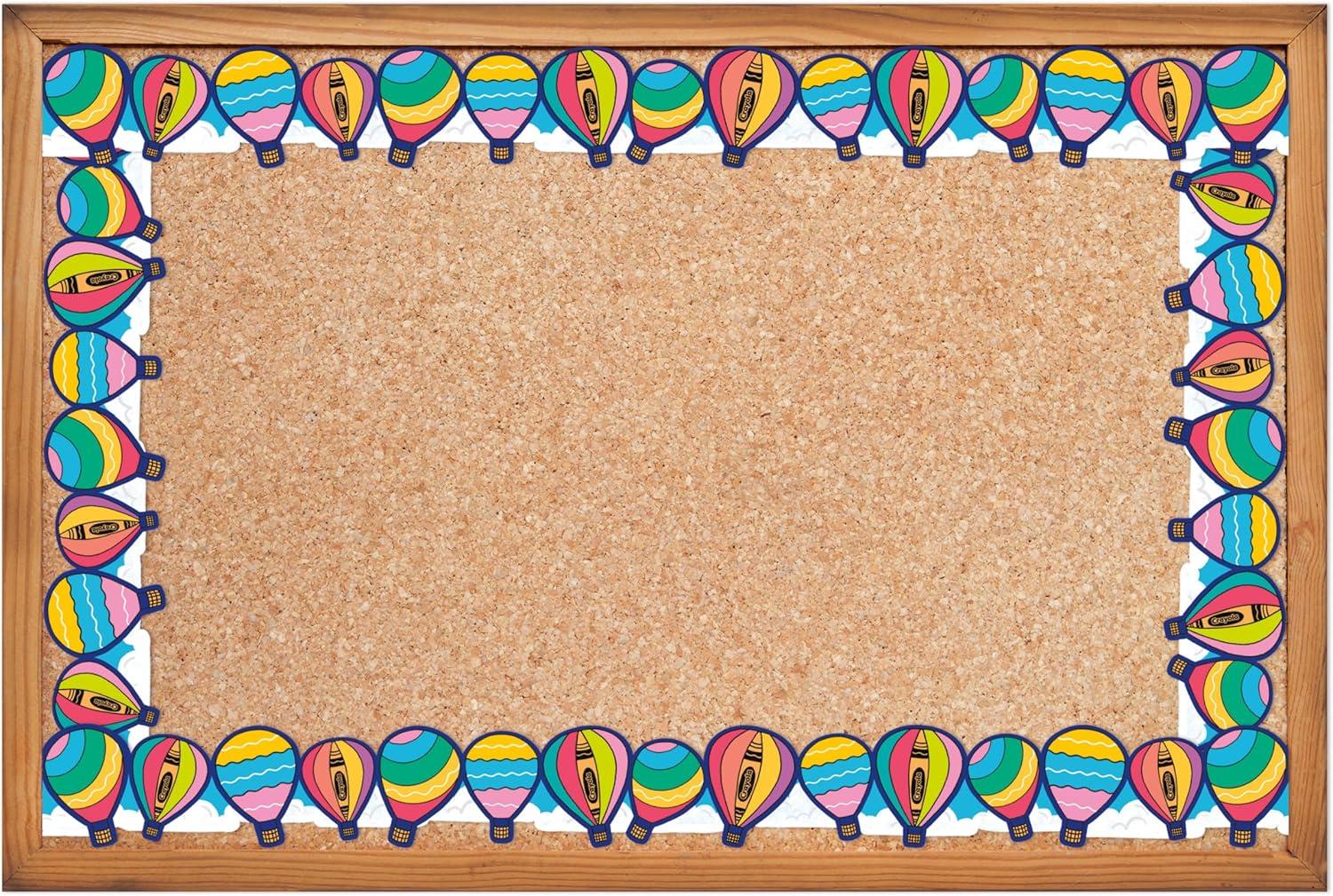 imageEureka Crayola Colors of Kindness Extra Wide Decorative Classroom and Bulletin Board Trim for Teachers 325quot Wide 12 Strips for 37 Total Feet