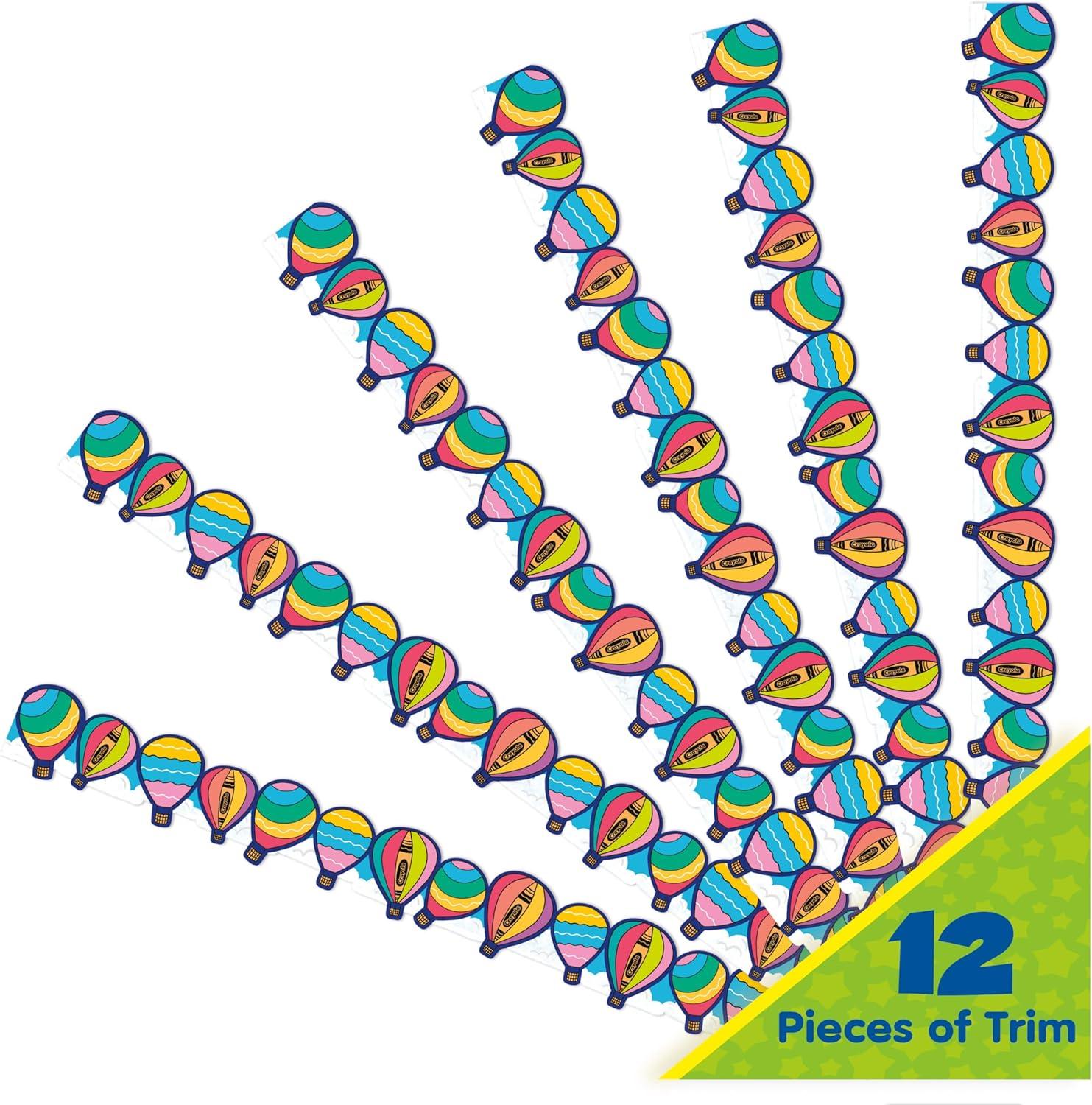 imageEureka Crayola Colors of Kindness Extra Wide Decorative Classroom and Bulletin Board Trim for Teachers 325quot Wide 12 Strips for 37 Total Feet