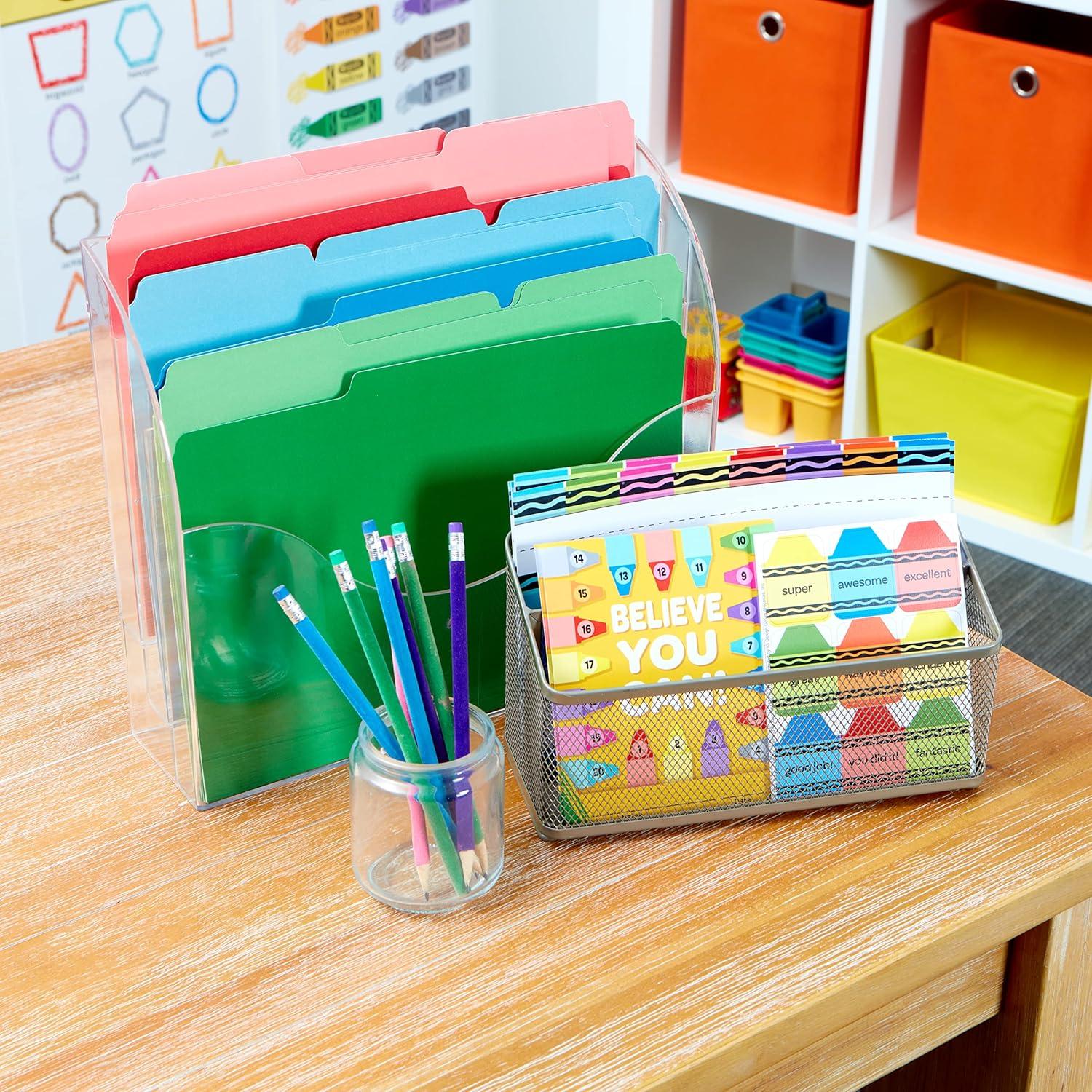 imageEureka Crayola Crayons Extra Large Stickers for Kids and Teachers Multicolor 36 Pieces