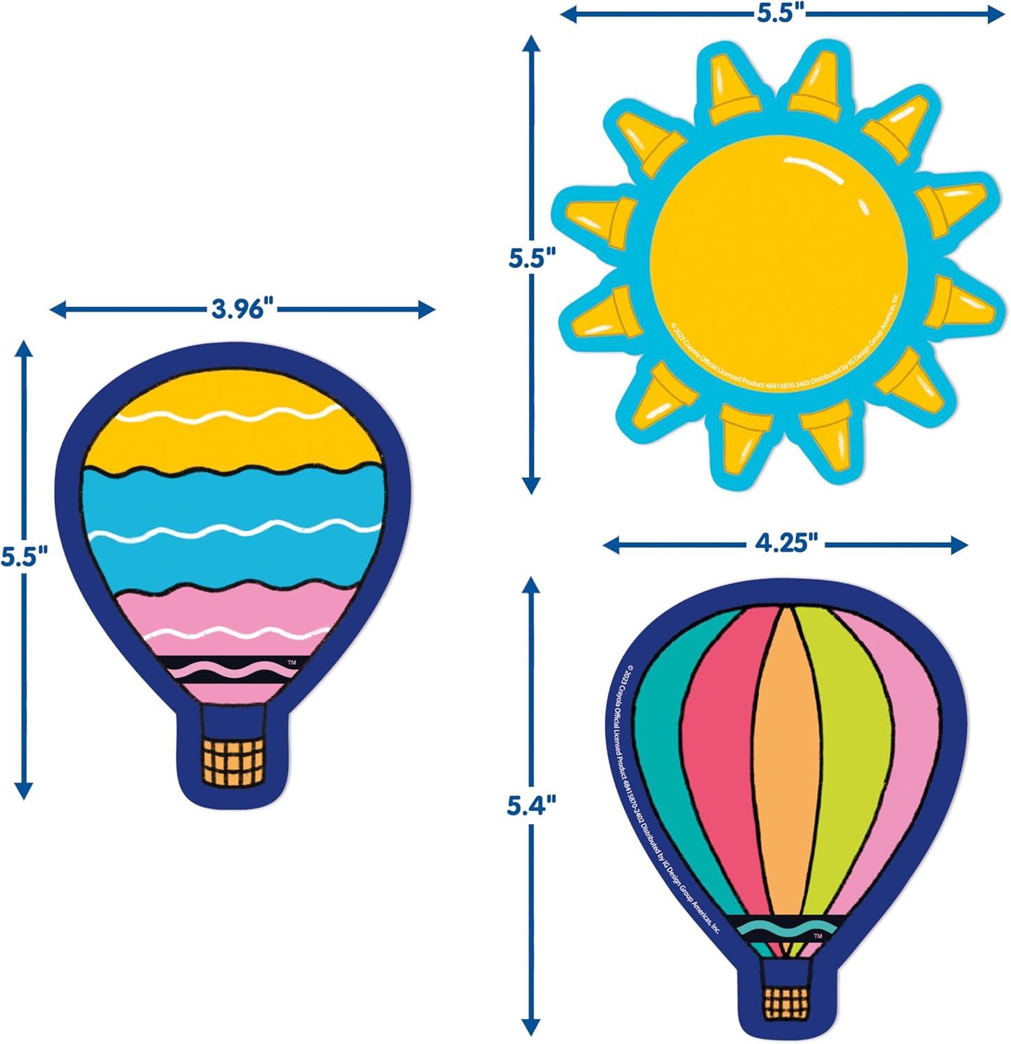 imageEureka Crayola Crayons Paper CutOut Classroom Decorations for Teachers 36 PiecesCrayola Kindness