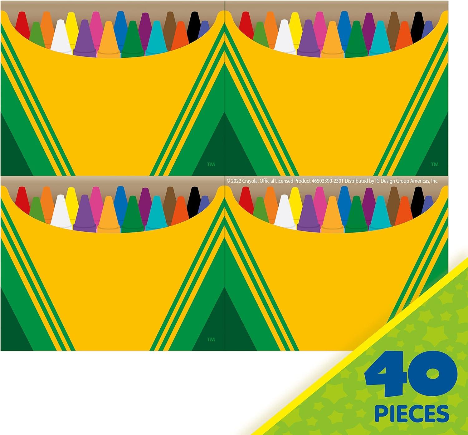 imageEureka Crayola Crayons SelfAdhesive Student Name Tags for Teachers 275quot x 225quot 40 PiecesCrayola