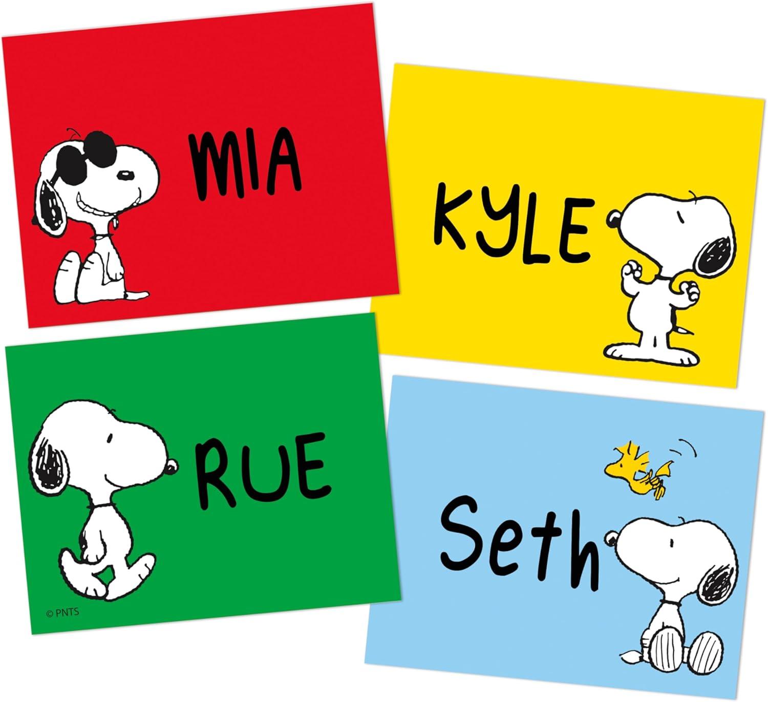 imageEureka Crayola Crayons SelfAdhesive Student Name Tags for Teachers 275quot x 225quot 40 PiecesPeanuts