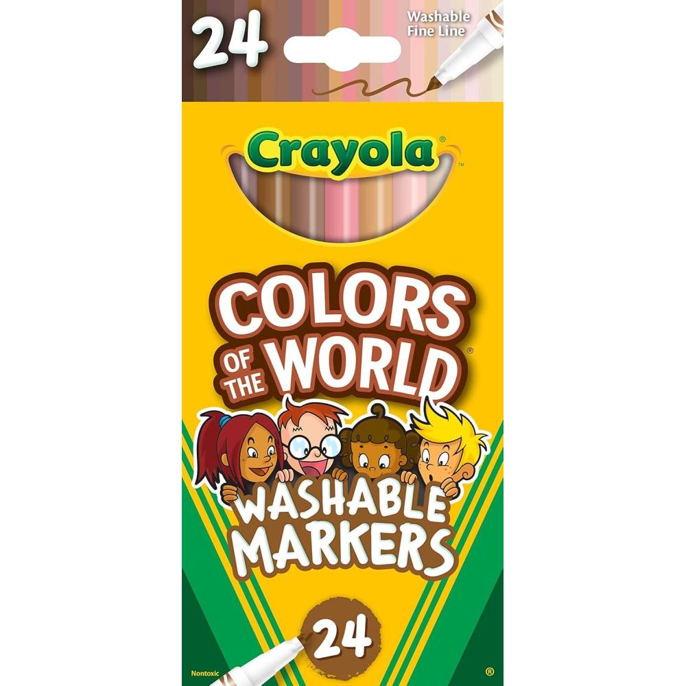 imageCrayola Colors of the World Markers 24 Count24 Count Pack of 1