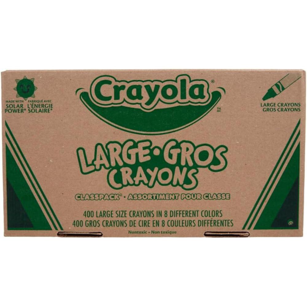 imageCrayola Crayon Classpack 400ct 8 Colors Large Crayons for Kids ampamp Toddlers Bulk School Supplies Teacher Classroom Must Have for Preschool ampamp Kindergarten