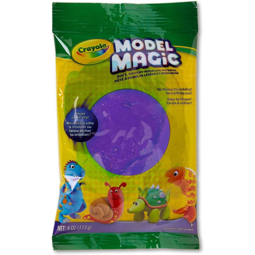 imageCrayola Model Magic in Raspberry Pink Modeling Clay Alternative 4ozPurple
