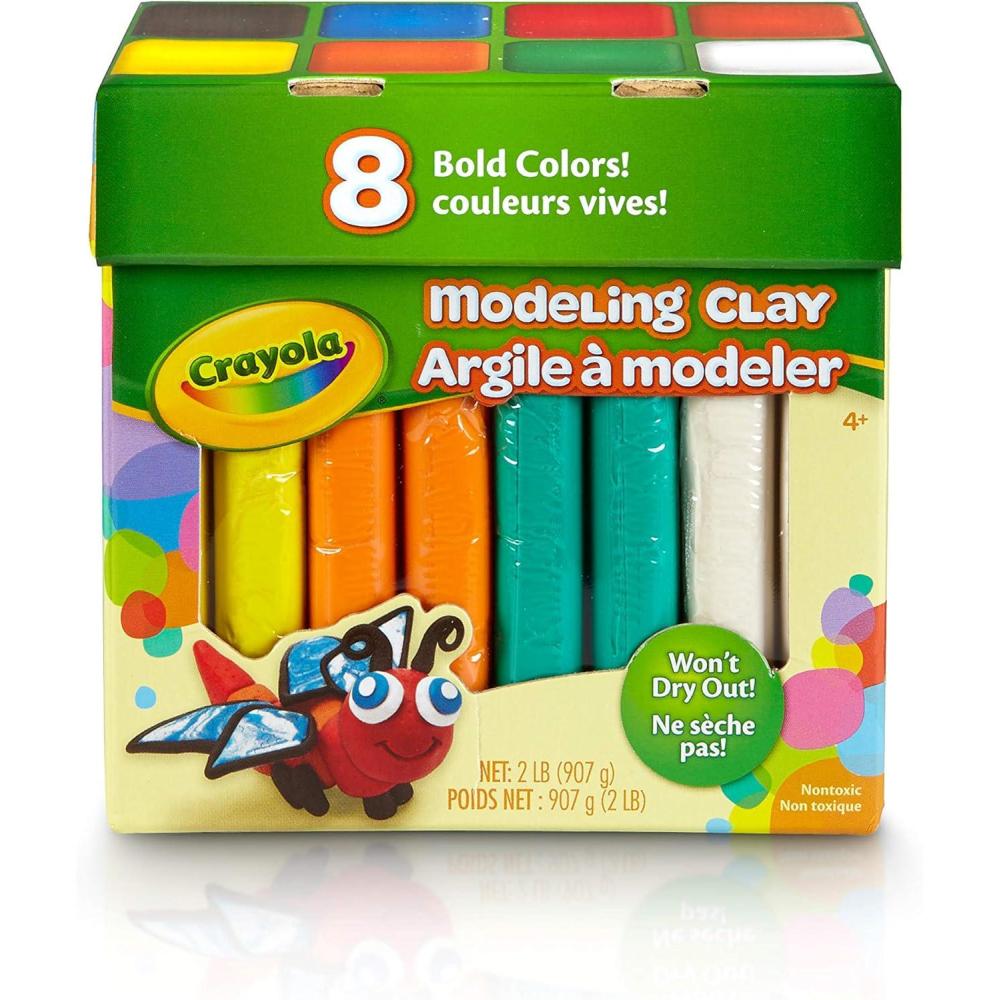 imageCrayola Modeling Clay in Bold Colors 2lbs Gift for Kids Ages 4 ampamp UpModeling Clay
